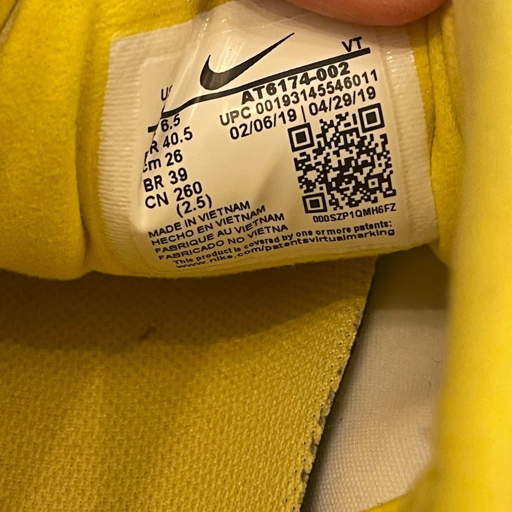 Nike Women's Air Max 270 React Bauhaus Phantom Black Blue Shoe AT6174-002 Size 9 - Picture 7 of 13